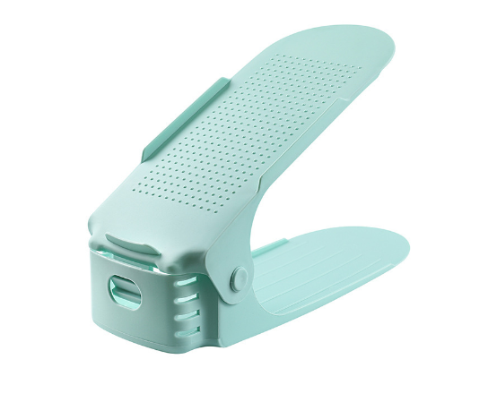 Zapatero de doble espesor con almacenamiento ajustable, bandeja para zapatos en capas, zapatero para dormitorio doméstico, estante para zapatos