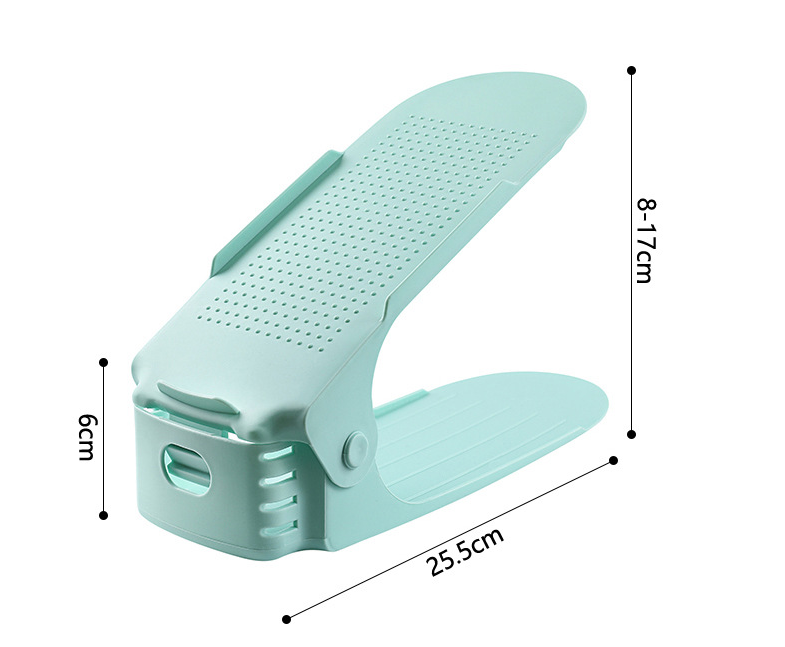 Zapatero de doble espesor con almacenamiento ajustable, bandeja para zapatos en capas, zapatero para dormitorio doméstico, estante para zapatos