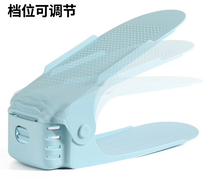 Zapatero de doble espesor con almacenamiento ajustable, bandeja para zapatos en capas, zapatero para dormitorio doméstico, estante para zapatos