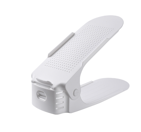 Zapatero de doble espesor con almacenamiento ajustable, bandeja para zapatos en capas, zapatero para dormitorio doméstico, estante para zapatos