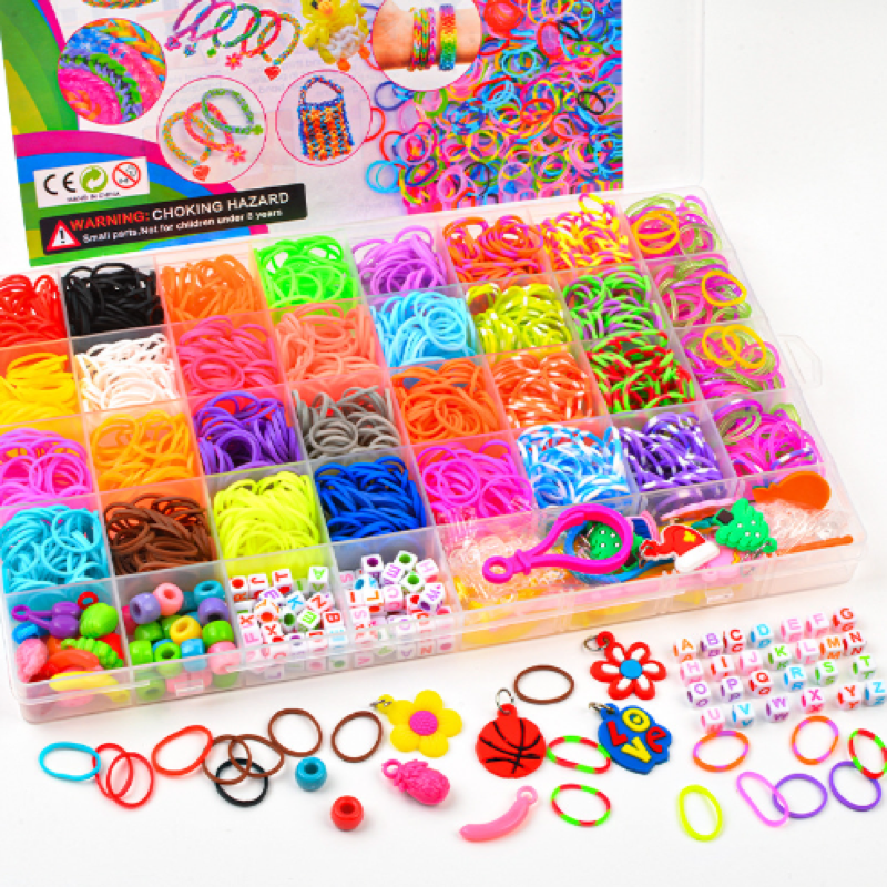 Bandas elásticas para niños, pulseras de goma