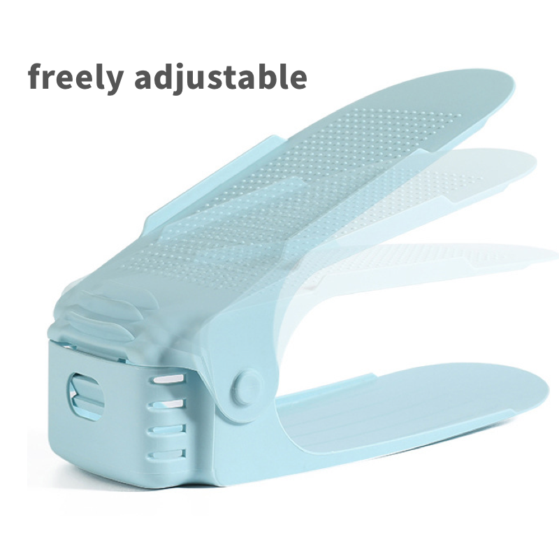 Zapatero de doble espesor con almacenamiento ajustable, bandeja para zapatos en capas, zapatero para dormitorio doméstico, estante para zapatos
