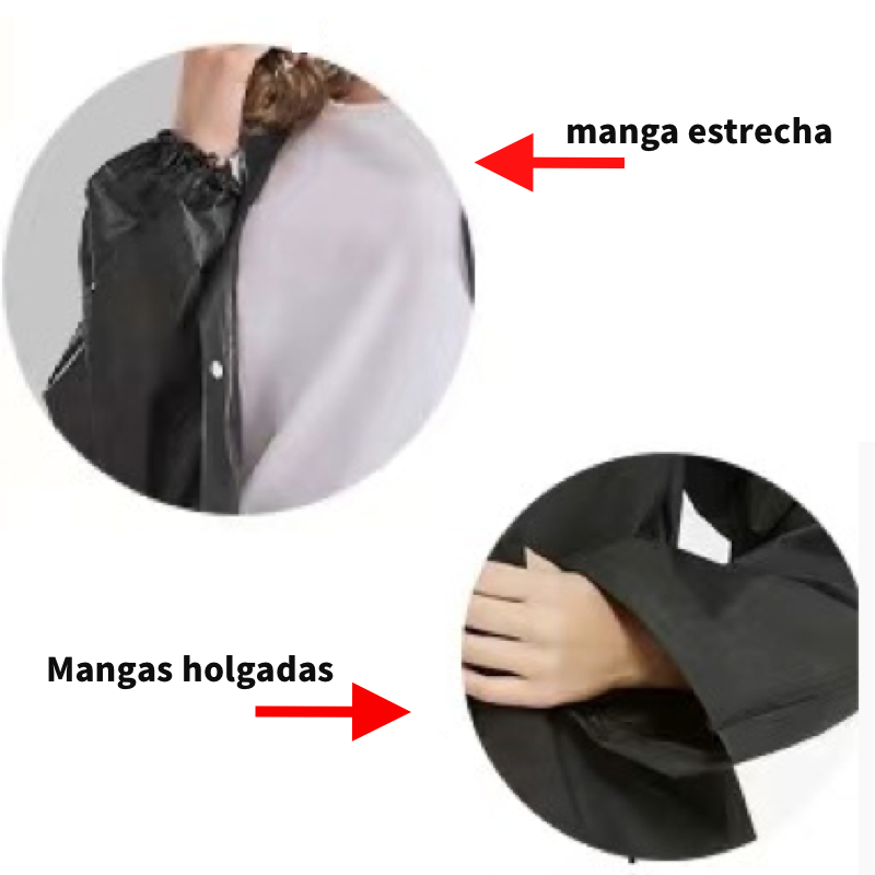 Chubasquero de EVA, reutilizable, esencial para caminatas y viajes al aire libre, fácil de guardar(2pz)