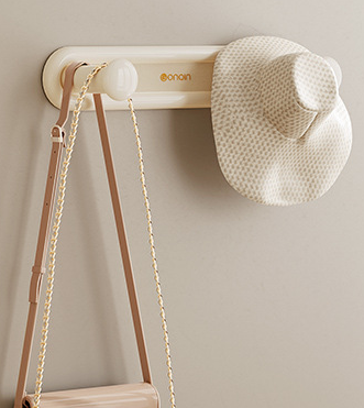 Clothes rack storage, no-punch household wall-mounted retractable storage rack, wall hangers, storage racks
