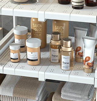 Closet Layered Dividers, Expandable Cabinet Compartments, Shelves, Under Cabinet Sink Layered Organizers, Storage