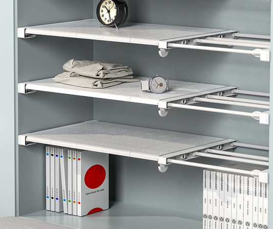 Closet Layers,No-Punch Telescopic Shelves,Closet Compartments,Shoe Organizers