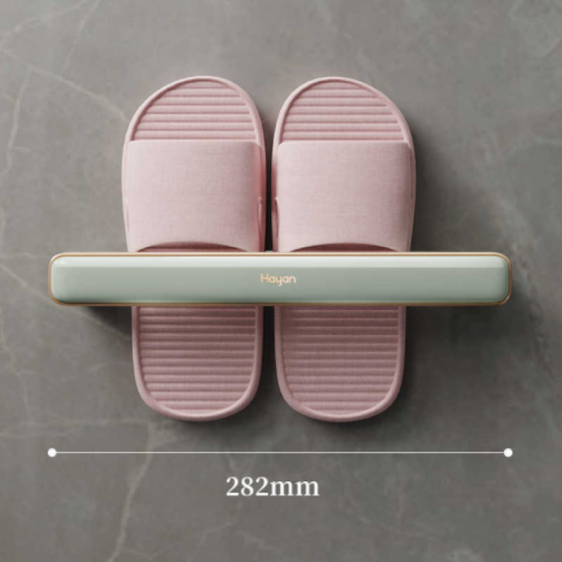 Perchero para zapatillas de pared, escurridor de zapatillas sin perforaciones, toallero multifuncional, almacenamiento en el hogar